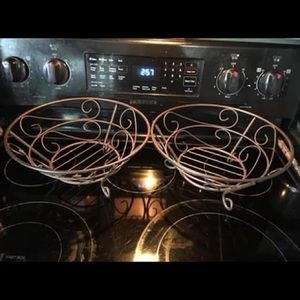 Bronze Fruit Baskets (2)